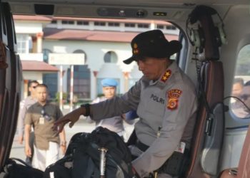 Kapolda Aceh Terbang ke Aceh Tamiang untuk Hadiri Doa Bersama Pematangan Lahan Huntap