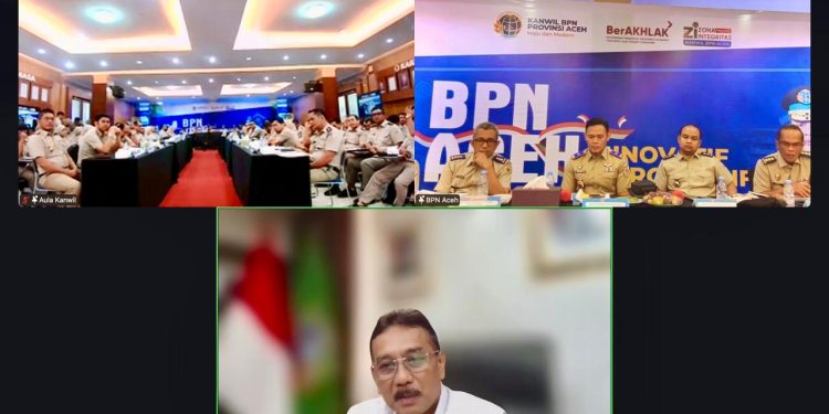 Sekjen ATR/BPN Tekankan Evaluasi Kinerja Pertanahan Aceh Berbasis Kualitas