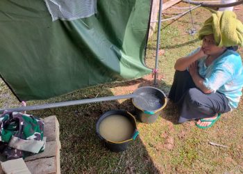 TNI AD Sediakan Air Bersih untuk Pengungsi di Delung Sekinel, Aceh Tengah