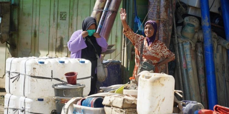 Pedagang Pasar Kuala Simpang Berjuang Pulih dari Banjir Bandang