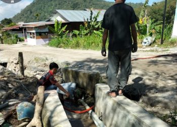 BPBD Bener Meriah Lakukan Pembersihan Gorong-Gorong di Wih Pesam untuk Cegah Banjir