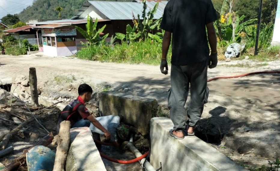 BPBD Bener Meriah Lakukan Pembersihan Gorong-Gorong di Wih Pesam untuk Cegah Banjir