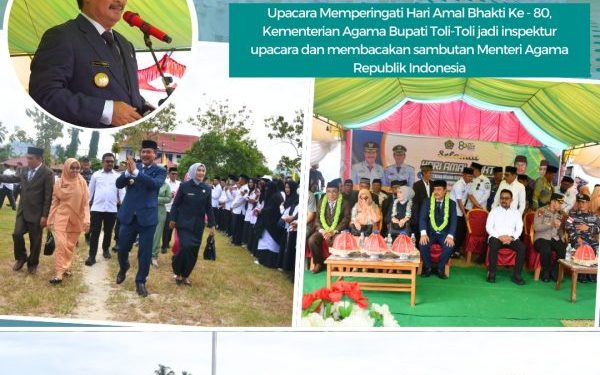 Bupati Tolitoli Puji Dampak Ekonomi dari Peringatan HAB Ke-80 Kemenag