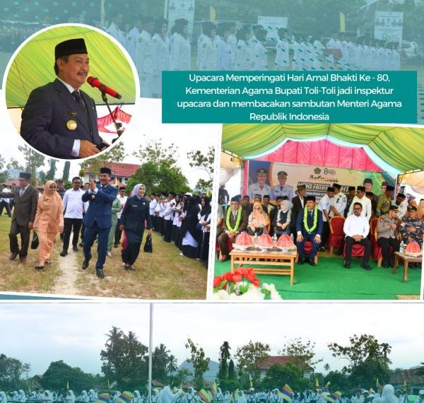 Bupati Tolitoli Puji Dampak Ekonomi dari Peringatan HAB Ke-80 Kemenag