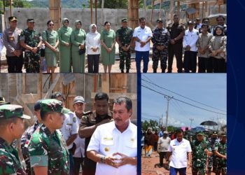 Pangdam XXIII/Palaka Wira Pantau Pembangunan Koperasi Merah Putih di Toli-Toli