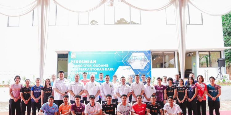 Wamenpora Hadiri Peresmian Fasilitas Baru Pelatnas PBSI Cipayung