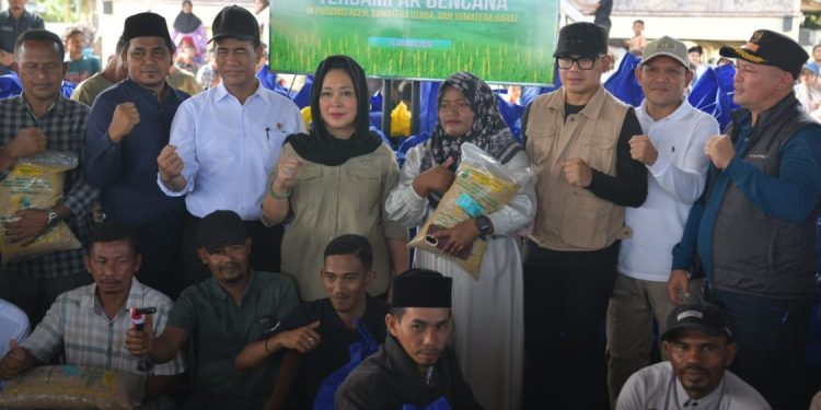 Menteri Pertanian Pimpin Rehabilitasi Lahan Sawah di Aceh Utara