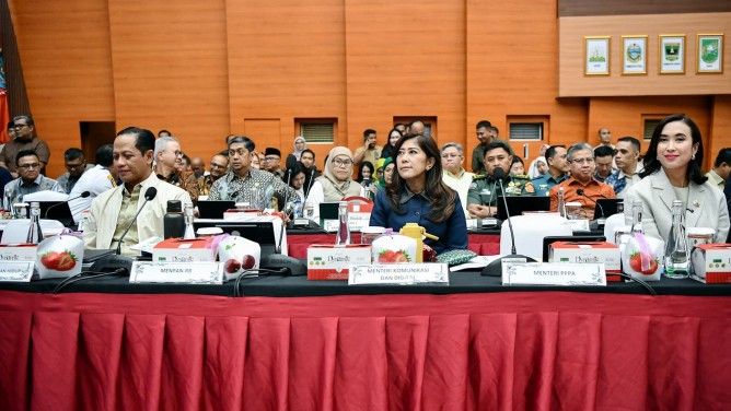 Mendagri Puji Kemkomdigi dalam Pengelolaan Informasi Bencana