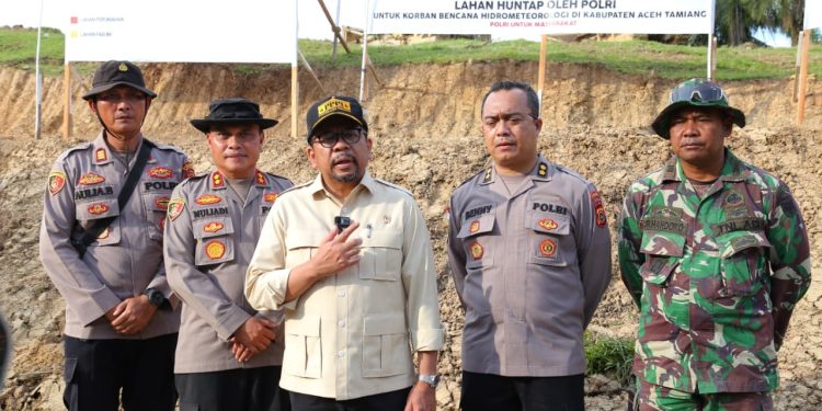 Kepala Staf Kepresidenan RI Apresiasi Polri atas Pembangunan Hunian di Aceh Tamiang