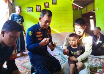 Polri Gelar Bakti Kesehatan untuk Warga Terdampak Banjir di Aceh