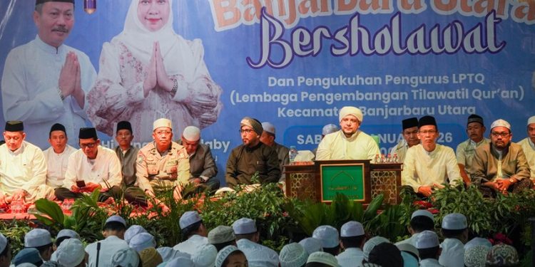 Banjarbaru Utara Gelar Salawat dan Kukuhkan Pengurus LPTQ