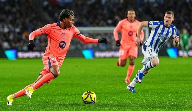 Real Sociedad Tundukkan Barcelona dengan Skor Tipis 2-1
