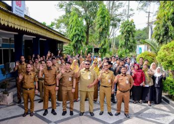 Diskominfotik Bengkalis Tingkatkan Profesionalisme Melalui Penandatanganan Pakta Integritas