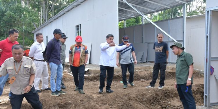 Pembangunan Huntara di Agam Hampir Selesai, Pemulihan Pascabencana Dipercepat