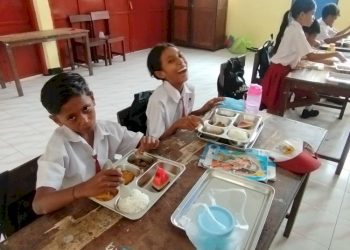 Distribusi Makanan Bergizi di Sikka Berjalan Lancar, Polda NTT Pastikan Keamanan