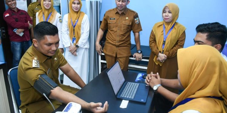 Wakil Wali Kota Banda Aceh Tinjau Program Pemeriksaan Kesehatan Gratis