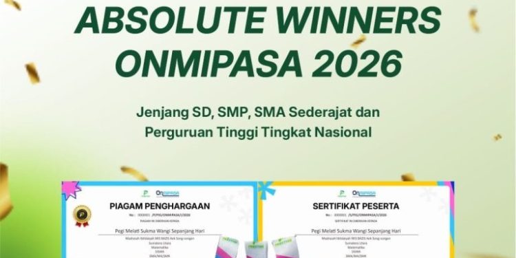 SDN 50 Banda Aceh Raih Juara Umum di ONMIPASA 2026