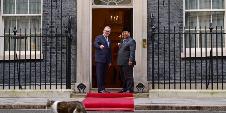 Presiden Prabowo Disambut Hangat di 10 Downing Street oleh PM Inggris