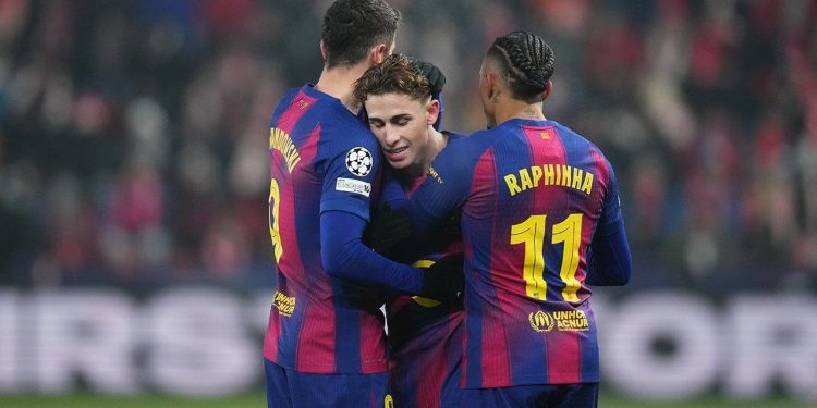 Barcelona Raih Kemenangan Penting atas Slavia Praha 4-2 di Liga Champions