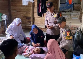 Layanan Kesehatan Polri Bantu Ratusan Warga Aceh Terdampak Banjir