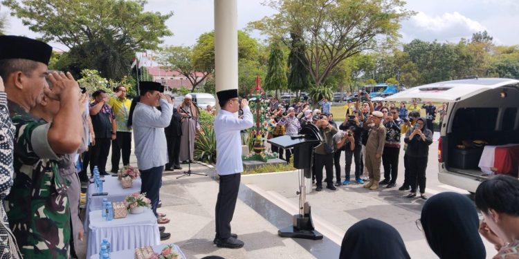 Palangka Raya Berikan Penghormatan Terakhir untuk Mofit Saptono Subagio