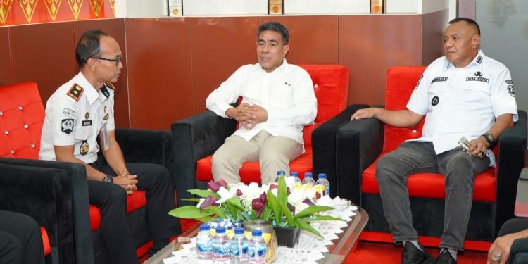 Wali Kota Tidore Sambut Kunjungan Kepala Rutan Kelas II B Soasia