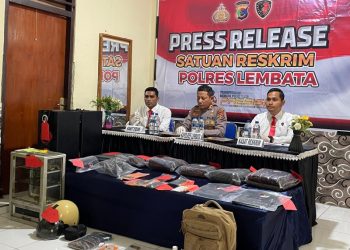Polres Lembata Berhasil Ungkap 10 Kasus Pencurian di 8 Lokasi