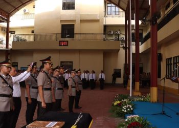 Kapolres Metro Jakarta Pusat Lakukan Sertijab Empat Kapolsek, Tekankan Pelayanan Presisi