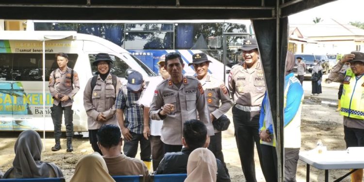 Kapolda Aceh Pantau Langsung Pelayanan Pascabanjir di Aceh Tamiang