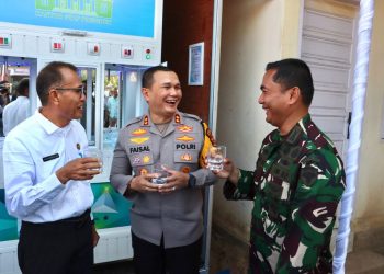 Polres Pidie Jaya Sediakan Depot Air Minum RO Gratis untuk Masyarakat Pascabencana