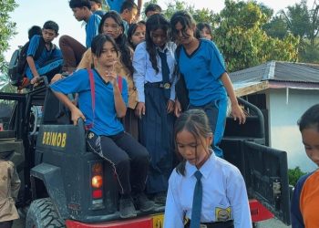 Brimob Sumut Pastikan Kelangsungan Pendidikan Anak-Anak Garoga Pasca Bencana