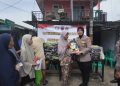 Polwan dan Bhayangkari Polda Kaltim Salurkan Bantuan Sembako di Balikpapan Barat