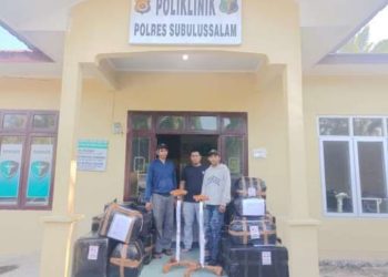 Polri Distribusikan Bantuan Kesehatan ke Wilayah Barat Aceh