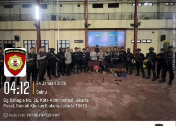 Polres Metro Jakarta Pusat Tangkap Enam Remaja dengan Senjata Tajam