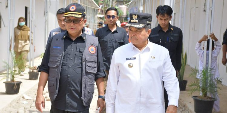 Pemkab Agam dan BNPB Pastikan Kesiapan Hunian Sementara di Kayu Pasak