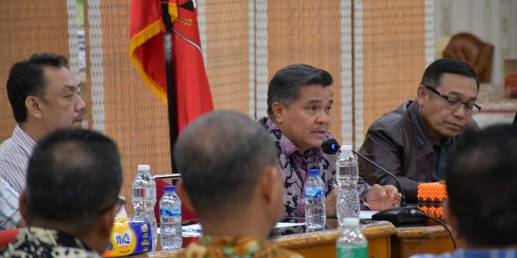 Pemkab Agam Tingkatkan Upaya Penyelesaian Huntara SD 05 Kayu Pasak