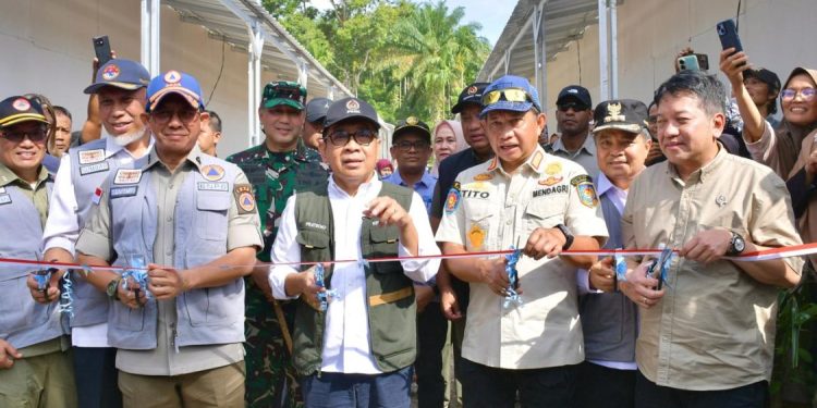 Pemerintah Resmikan Hunian Sementara di Agam untuk Korban Bencana