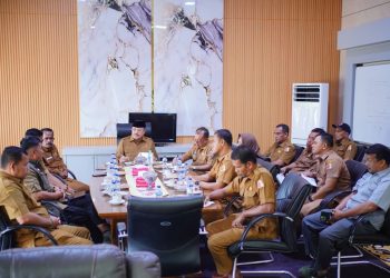Bupati Nagan Raya dan BNPB Bahas Percepatan Pembangunan Huntara