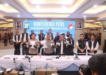 Polres Tangerang Selatan Bongkar Jaringan Narkoba, Lima Tersangka Ditangkap