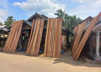 Progres Perbaikan Rumah Korban Banjir Bandang di Balangan Terus Berlanjut