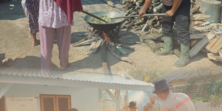 Brimob Polda Sumut Lanjutkan Bantuan di Batang Toru