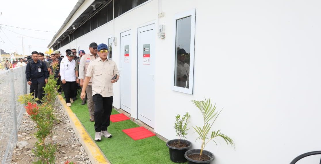 Progres Pembangunan Huntara di Aceh Capai Tahap Percepatan