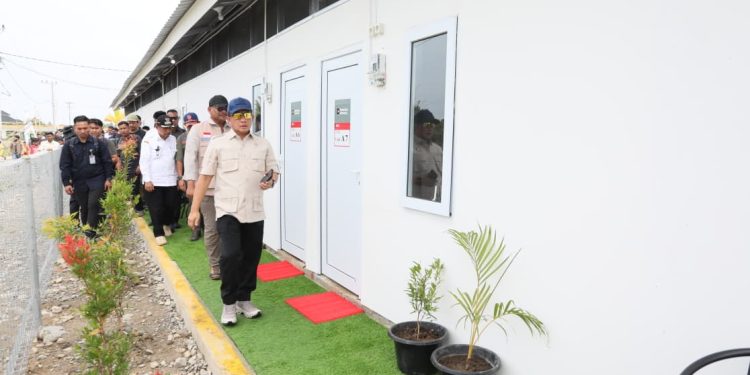 Progres Pembangunan Huntara di Aceh Capai Tahap Percepatan