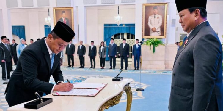 Presiden Prabowo Resmi Lantik Anggota Baru Dewan Energi Nasional