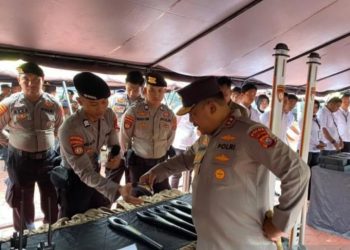Polda Sultra Tingkatkan Kesiapan Operasional dengan Almatsus dan Personel Terlatih