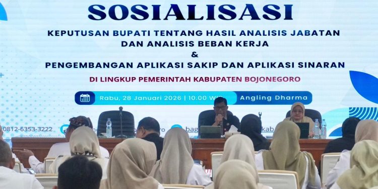 Pemkab Bojonegoro Adakan Sosialisasi Anjab dan ABK untuk Penguatan Tata Kelola ASN