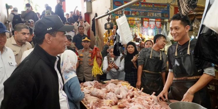 Mentan Tegaskan Tidak Ada Toleransi Harga di Atas HET di Pasar Tagog