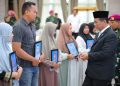 Menteri Pertanian Berikan Santunan kepada Keluarga Prajurit Marinir yang Gugur