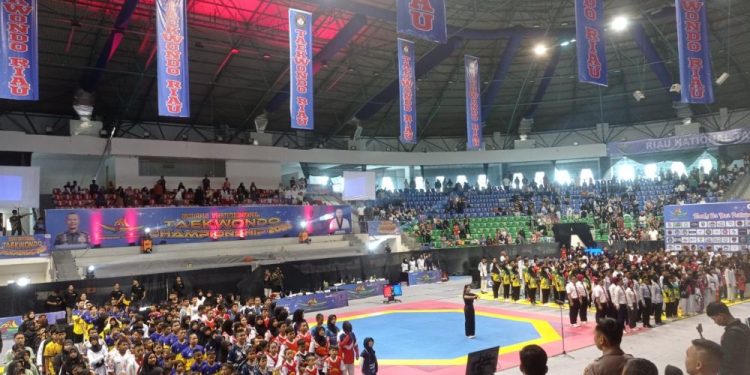 Ribuan Atlet Ikuti Kejuaraan Taekwondo Nasional di Riau