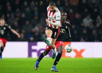 Bayern Munchen Raih Kemenangan Tipis atas PSV Eindhoven 2-1